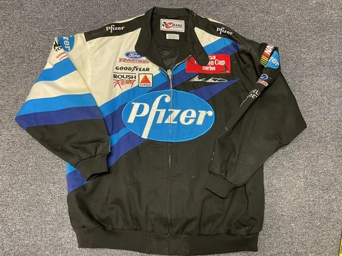Viagra Roush Racing Jacket #6 Pfizer Ford Racing Nascar JH Design XXL Cover