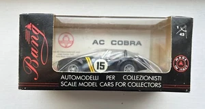 1:43 BANG SHELBY AC COBRA 1963 SEBRING 12HRS DARK BLUE 15 GURNEY/HILL BOXED 414 - Picture 1 of 22