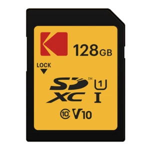 Kodak 128GB SD Class 10 UHS I U1 V10 Full HD Memory Card with Up to 25MBs Speed - Picture 1 of 2