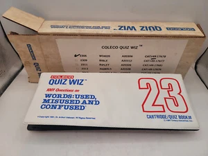 Coleco Quiz Wiz Cartridge Quiz Book #23 Words Used, Misused & Confused 1981 Work - Picture 1 of 3