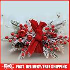 LED Wreath Garland Prelit Christmas 23 In Light Up for Home Decor (Red)