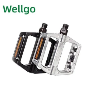 Wellgo B087 9/16" Alloy Platform Mountain BMX Bike Pedals - Picture 1 of 5