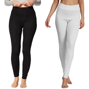 Weiche angeraute Thermo-Leggings neu Ex Famous Store Damen dick warm Winter eng - Bild 1 von 7