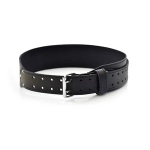 Style n Craft 75437 - 3" Tapered Work Belt in Heavy Top Grain Leather in Black - Picture 1 of 1