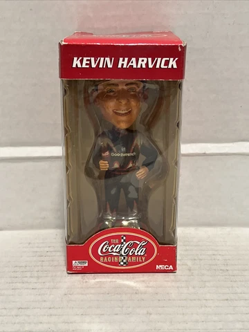 Kevin Harvick 2002 Coca-Cola Racing Family Bobble Head Head Knockers NECA NEW! Cover