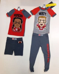 NFLPA Boy's 4-Piece Sleepwear Set, Size 7 - Picture 1 of 1