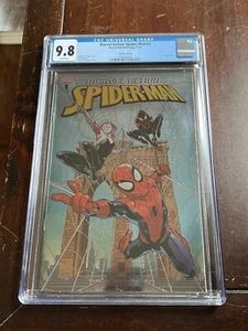 Marvel Action: Spider-Man #1 (2018) RARE 1:100 FOIL COVER VARIANT D - CGC 9.8 - Picture 1 of 12