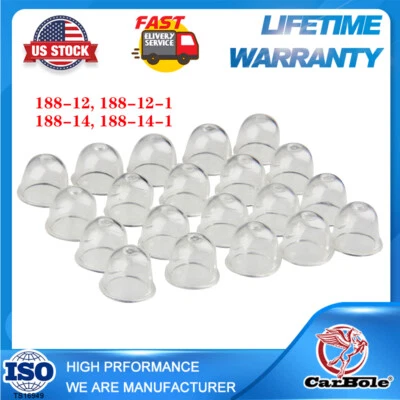 20X CLEAR GAS PRIMER BULB FOR WALBRO POULAN CRAFTSMAN WEED EATER 188-12,188-14 — 第 1/4 张图片
