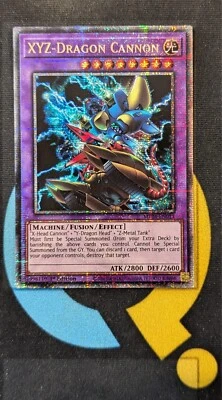 MP24-EN011 XYZ-Dragon Cannon Alt Art Quarter Century Secret Rare YuGiOh  - Image 1 of 3