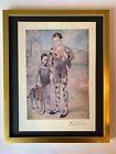 PABLO PICASSO+ ORIGINAL 1954 + SIGNED + HAND TIPPED COLOR PLATE Saltimbanques !