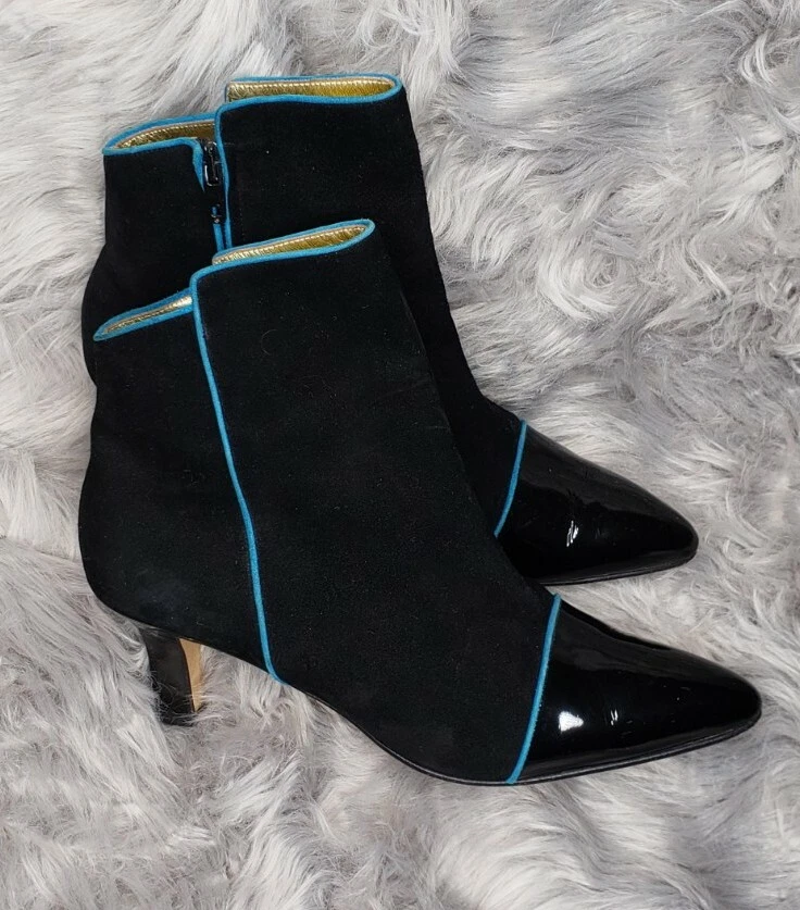 Botines de tacón de gatito italiano Escada talla 8 Foto 1 de 4