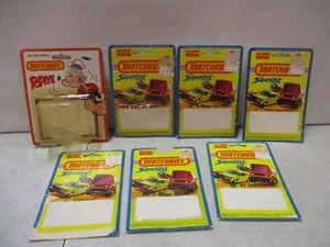 Lot of 1970's Matchbox Superfast Cardbacks with Popeye - Picture 1 of 4