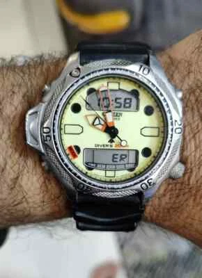 Reloj Pulsera Citizen Aqualand Promaster C500-E80338 Cuarzo Funciona Foto 1 de 4