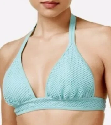 Top de bikini Profile Blush Caught In the Net crochet copa M D (C2) Foto 1 de 3