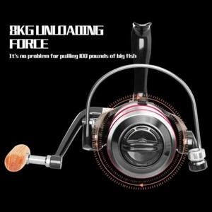 Fishing Metal Spool Spinning Reel 8KG Max Drag Spool Saltwater For Free Shipping - Picture 1 of 15