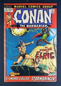 Conan el Bárbaro (1970) #14 en muy buen estado+ (4,5) Elric, rey de Melniboné Barry Smith - Imagen 1 de 2