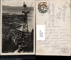 402438,Bregenz Teilansicht m. Pfänderbahn Seilbahn pub J. Bader 1177 - Bild 1 von 1