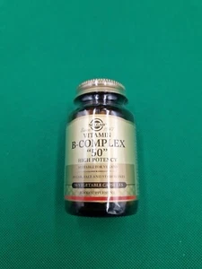 Solgar Vitamin B Complex 50 - 50 Capsules Exp: 03/26 B9 New Sealed - Picture 1 of 4