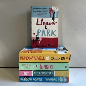 5 x Rainbow Rowell book lot - Eleanor Park, Carry on, Fangirl Paperback bundle - Picture 1 of 7