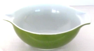 Vintage Pyrex #444 Cenerentola avocado (scuro) verde ciotola di miscelazione 4 qt bella!! - Foto 1 di 8