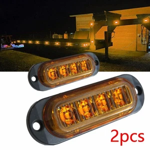 Practical LED Side Marker Lights LED Side 3.38in ABS+PC DC 12V-24V Parts - Picture 1 of 12