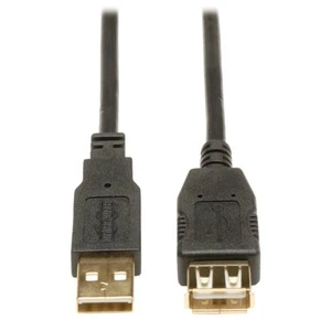 New, Tripp Lite USB 2.0 Extension Cable 6FT USB AA CABLE GOLD USB 2.0 CABLES, US - Picture 1 of 1