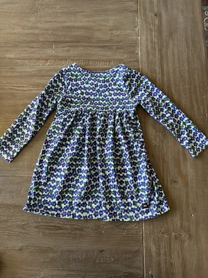 Vestido Floral Manga Larga Tea Collection Niñas Talla 3T Niño Pequeño 100% Algodón Multi Foto 1 de 4