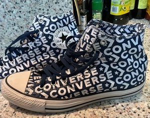 CONVERSE ALL STAR CHUCK TAYLOR HI MARINEBLAU WEISS WEISS GRÖSSE 11 Herren CTAS - Bild 1 von 7