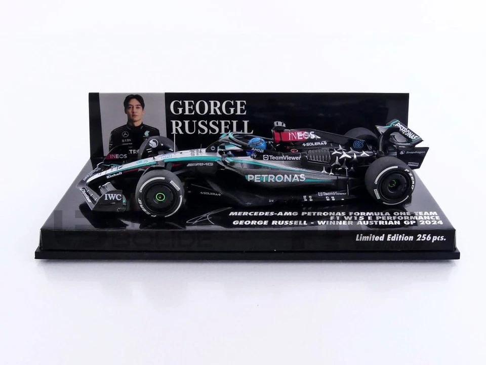 MINICHAMPS 1/43 - MERCEDES-AMG W15 E PERFORMANCE - WINNER AUSTRIAN GP 2024 (G. R - Photo 1/1