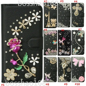 For Motorola MOTO EDGE 50 PRO Bling Leather PHONE Case Cover & straps - Picture 1 of 13