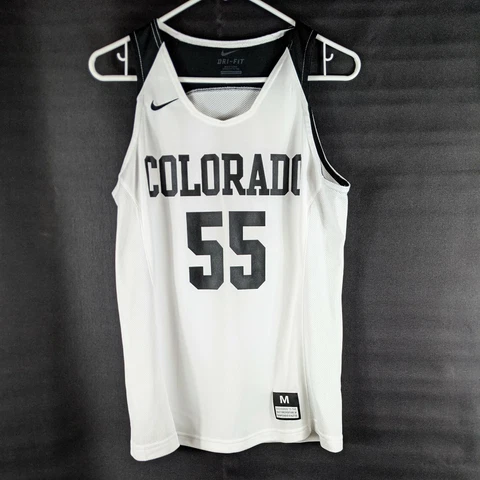 Colorado Womens Basketball Jersey Medium White 55 Nike Buffaloes Cover
