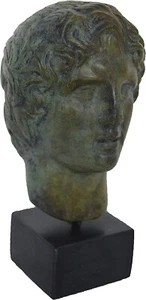 Estatua busto de bronce macedonio Alejandro Magno - Rey de Vergina - Felipe II - Imagen 1 de 6