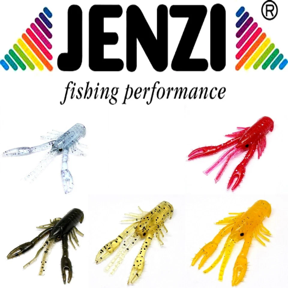 Gummikrebs von Jenzi 7 cm in 5 Farben Barsch Zander Krebsköder  - Bild 1 von 1