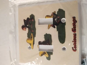 Curious George Double Switch Plate NIP - Picture 1 of 4