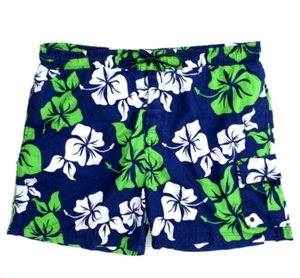 Sand N Sun Men's Swim Trunks L (36-38) Floral Deep Cobalt Blue - Picture 1 of 6