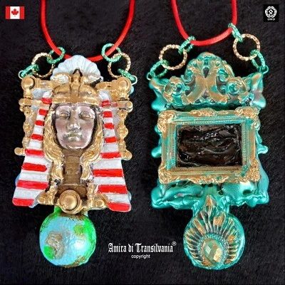 Aztec Maya Goddess Magic Talisman Jewelry Amulet Pendant Necklace Good Luck Love - Image 1 of 4