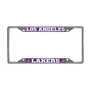 NBA Los Angeles Lakers Chrome Matrícula Marco Tamaño Universal Baloncesto -1PC - Imagen 1 de 1
