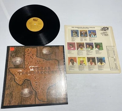 TEXAS TROUBADOURS: TRIBUTE 1981 33 RPM LP VYNIL ALBUM. ERNEST TUBB RECORD SHOP - Image 1 of 4