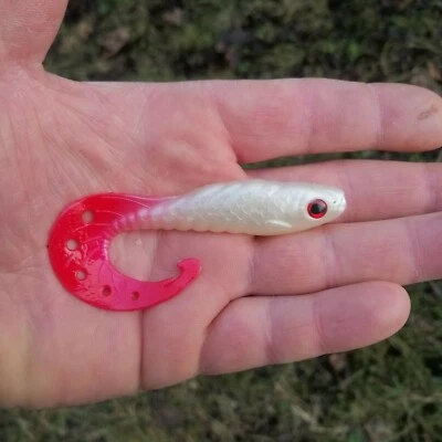 Kunstköder , Gummiköder /Vladimir-Twister 9 cm , Farbe D - Bild 1 von 3