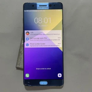 Original Used Phone For Samsung Galaxy SM-N930P American Version Blue - Picture 1 of 20