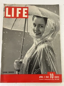 Life Magazine April 7, 1941, Coastal Convoy, Victor Mature, Vivien Leigh - Picture 1 of 3