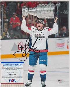 T.J. OSHIE Stanley Cup Champion Signed Picture 8x10 Photo COA PSA/DNA Capitals - Picture 1 of 1