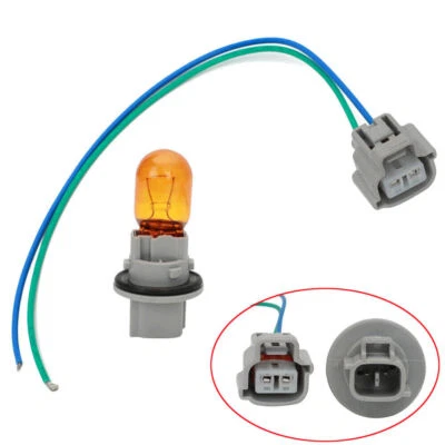 Turn Signal Corner Light Bulb Socket w/ Connector Pigtail For Toyota 90075-60028 - Image 1 of 4
