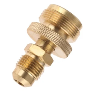 1LB Propane Tank Adapter Connection to 3/8" Male Flare Thread Grill Stove Parts - Picture 1 of 7