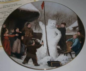 Collector's plate - wall plate - Anker's heritage - the snow bear - Picture 1 of 1
