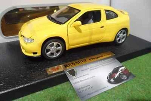 RENAULT MEGANE Coupé jaune 1/18 1/20 ANSON 30376 voiture miniature de collection - Foto 1 di 1