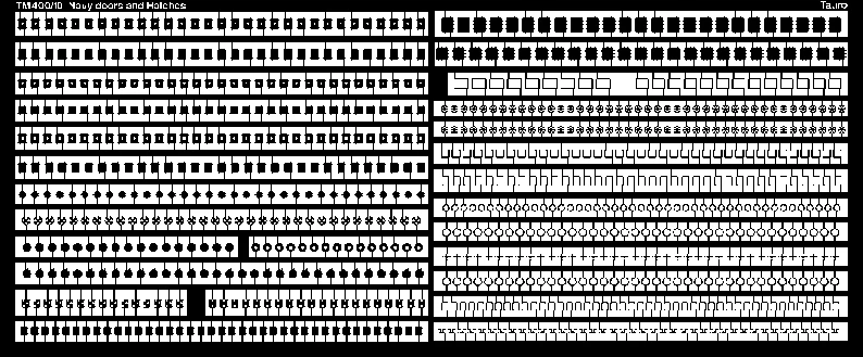 TM400/10 TAURO MODEL LINE  FOTOINCISIONI - ACCESSORI VARI, PORTELLI, OBLO', ECC - Immagine 1 di 1