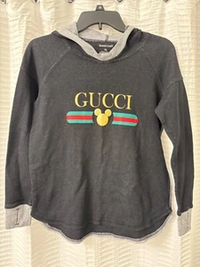 Boxercraft Gucci and Mickey Mouse logo Hoodie Boys Youth Large - Picture 1 of 6