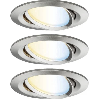 Paulmann 92962 Nova Plus LED Incasso Luce 18W Ferro Spazzolato Zigbee-Compatible - Immagine 1 di 4