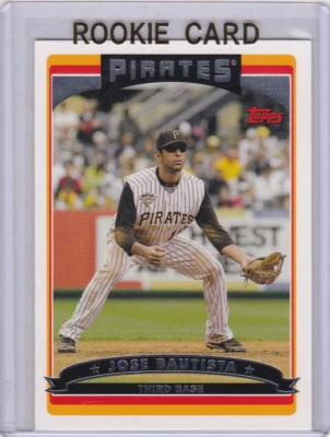 JOSE BAUTISTA 2006 Topps Update ROOKIE CARD Baseball RC Toronto Blue Jays METS! - Image 1 of 2